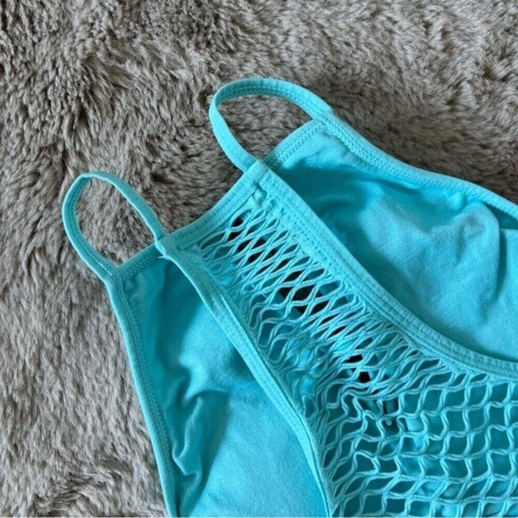 Free Press High Neck Racerback  Removable Pads Bralette SZ Small - Picture 5 of 8